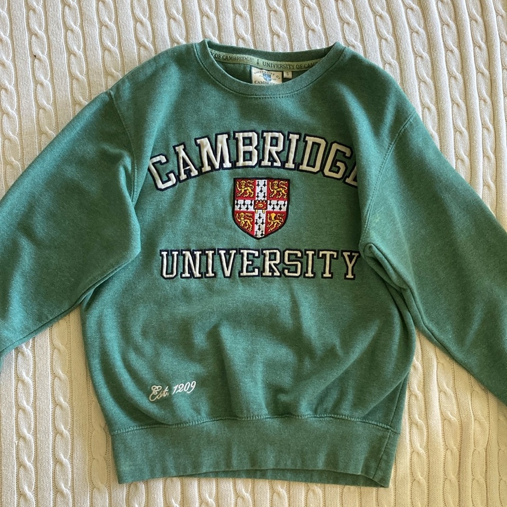 Cambridge University Crewneck Sweatshirt ~ Small